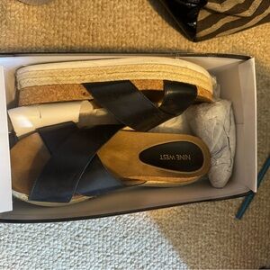 Nine West Black Espadrilles Stylish Comfort